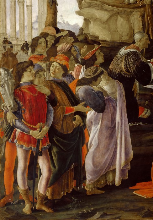 桑德罗·波提切利（ Alessandro Botticelli） –贤士的崇拜，细节高清下载