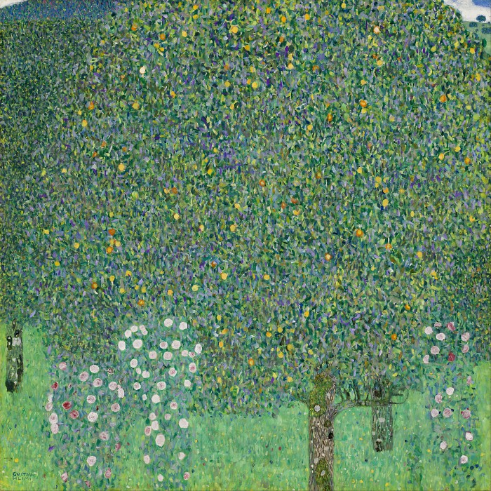 古斯塔夫·克里姆特（ Gustav Klimt） –树下的玫瑰花 高清下载
