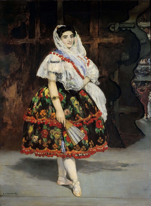 爱德华·马奈（édouard Manet） –罗拉·瓦朗斯 （ Lola de Valence）高清油画