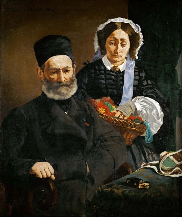 爱德华·马奈（édouard Manet） –肖像和马奈夫人肖像 高清下载