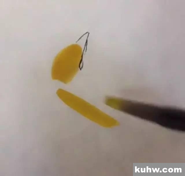 黄鹂，蜡嘴的写意画法