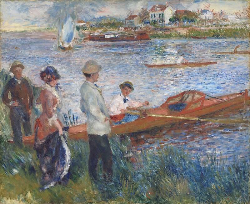 皮埃尔·奥古斯特·雷诺阿（Pierre-Auguste Renoir）-1879年在Chatou的划桨手 高清下载