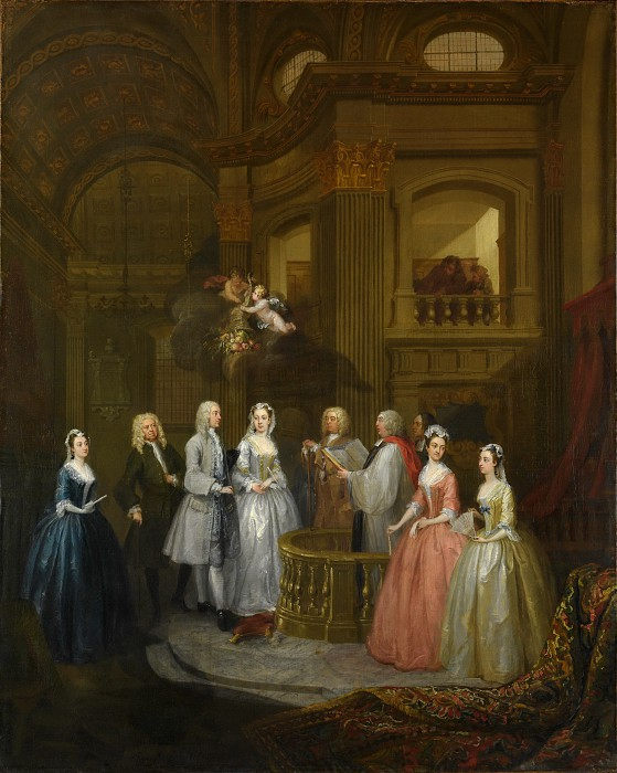 威廉·霍加斯（William Hogarth）–史蒂芬·贝克汉姆与玛丽·考克斯的婚礼 作品