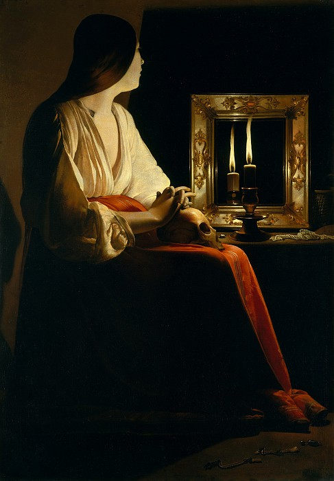 乔治·德拉图尔– Mag悔的玛格达琳 油画作品