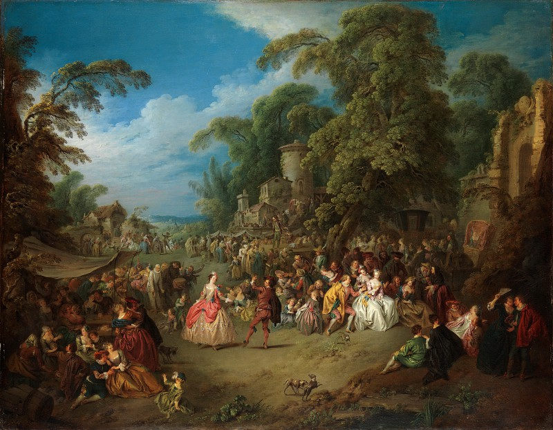 让·巴蒂斯特·约瑟夫·佩特（Jean Baptiste Joseph Pater）– Bezons的博览会 油画作品