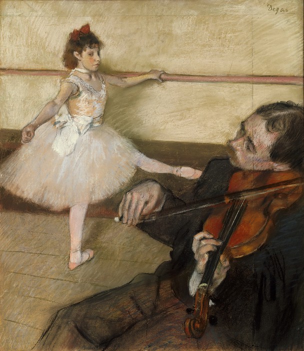 埃德加·德加（Edgar Degas）–舞蹈课 2 高清下载