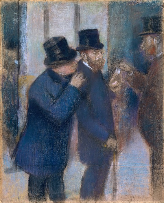 埃德加·德加（Edgar Degas）–联交所肖像 油画高清下载