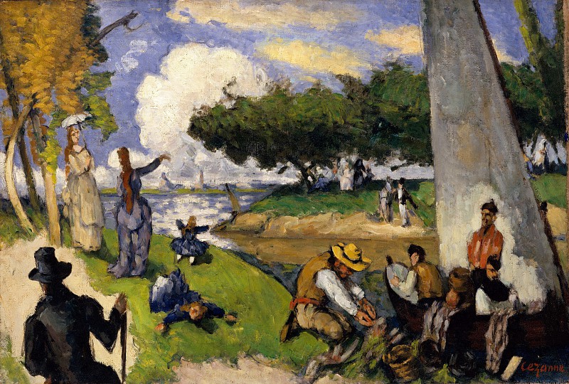 保罗·塞尚（Paul Cézanne）–渔民（奇观） 高清下载