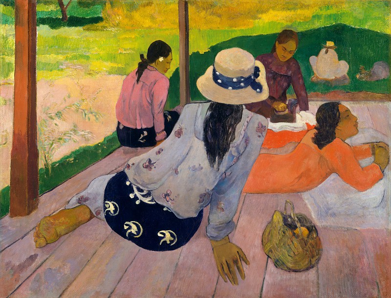 保罗·高更（Paul Gauguin）–西耶斯塔 午睡 高清下载