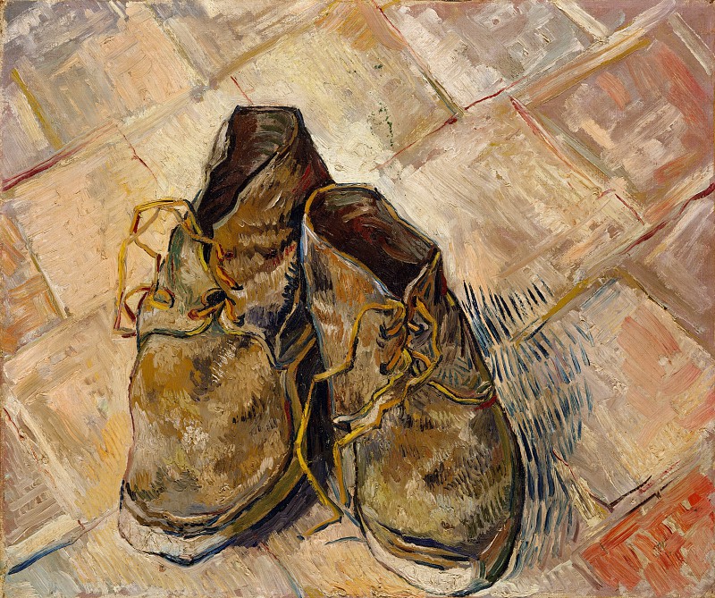 文森特·梵高（Vincent van Gogh）–鞋子 油画高清下载