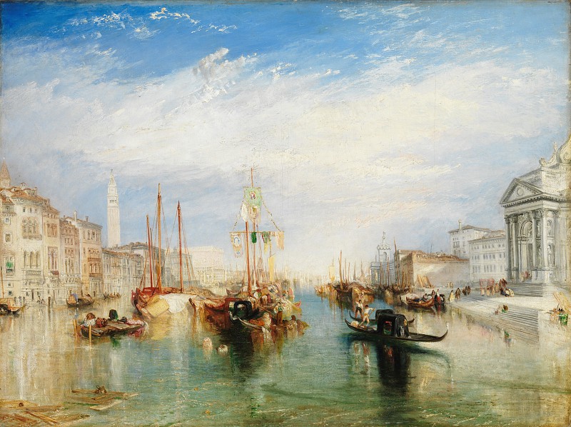 约瑟夫·马洛德·威廉·特纳（Joseph Mallord William Turner）–威尼斯，来自麦当娜·德拉礼炮的门廊油画