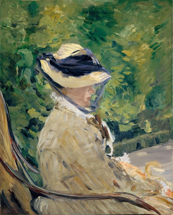 爱德华·马奈(Edouard Manet)–马奈夫人(NéeSuzanne Leenhoff,1830-1906年)油画