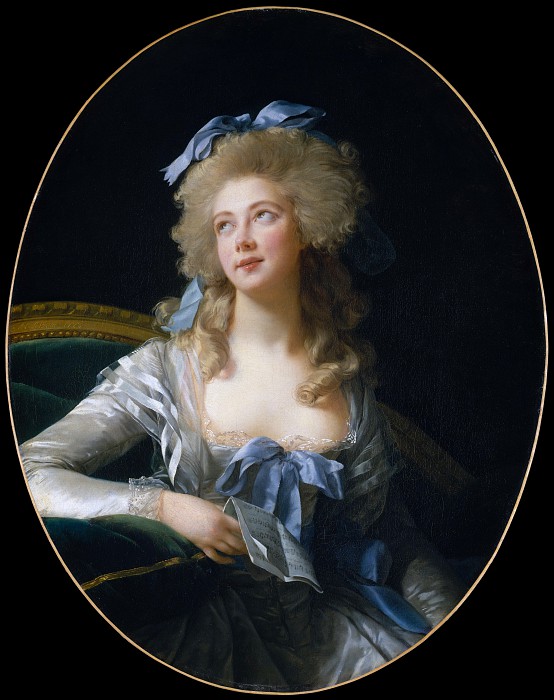 法国画家伊莉莎白·维杰·勒布伦-大夫人 油画作品