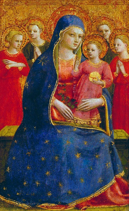 弗拉·安杰利科（Fra Angelico）–圣母与天使的孩子c.1425油画