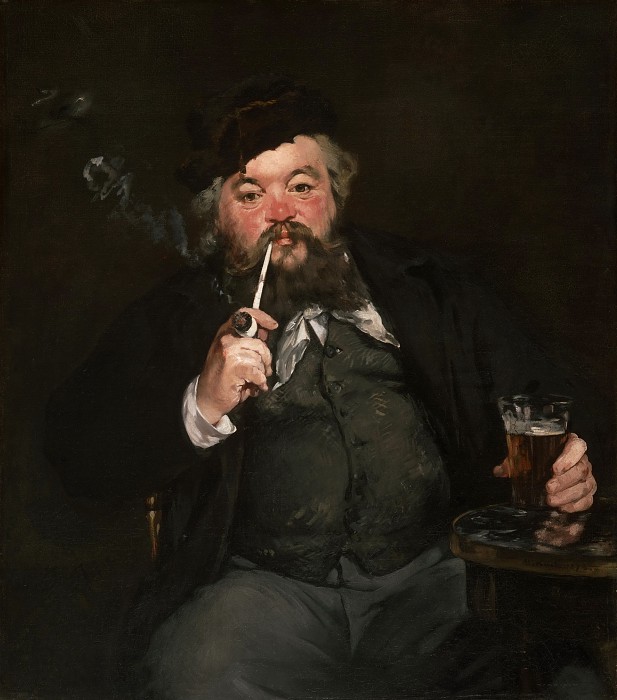 爱德华·马奈（édouard Manet）-1873年Le Bon Bock油画