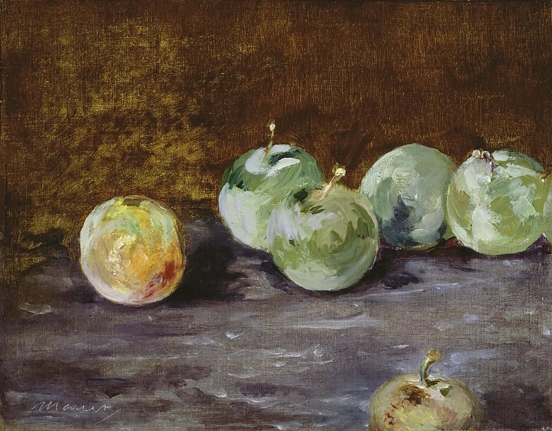 爱德华·马奈（édouard Manet） –李子油画