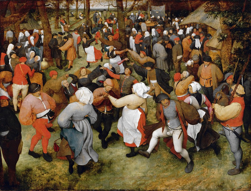 老彼得·勃鲁盖尔（ Pieter Brueghel The Elder） –婚礼舞蹈油画