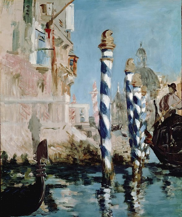 爱德华·马奈（édouard Manet） –威尼斯大运河油画
