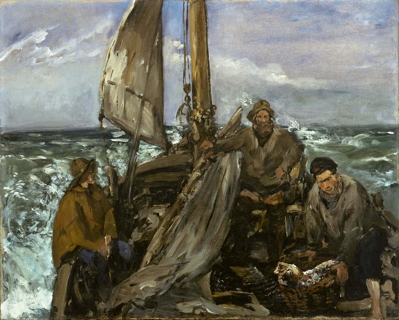 爱德华·马奈(édouard Manet) –1873年的海洋劳动者油画