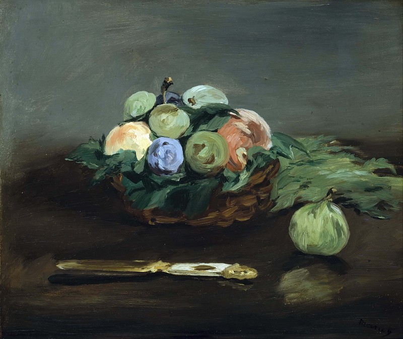 爱德华·马奈（édouard Manet） -水果篮油画