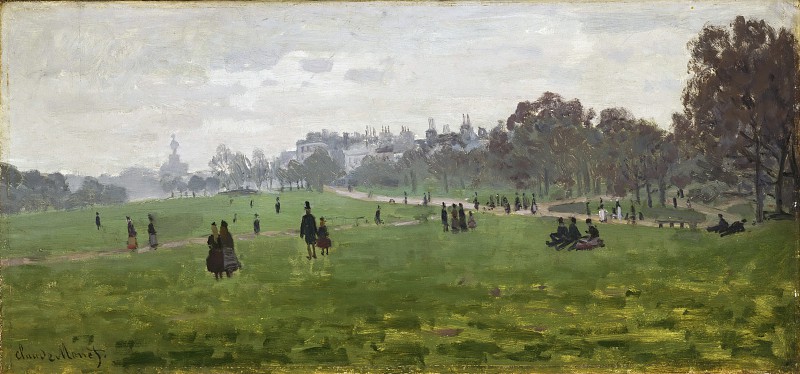 克洛德·莫奈（Claude Monet）–格林公园高清油画
