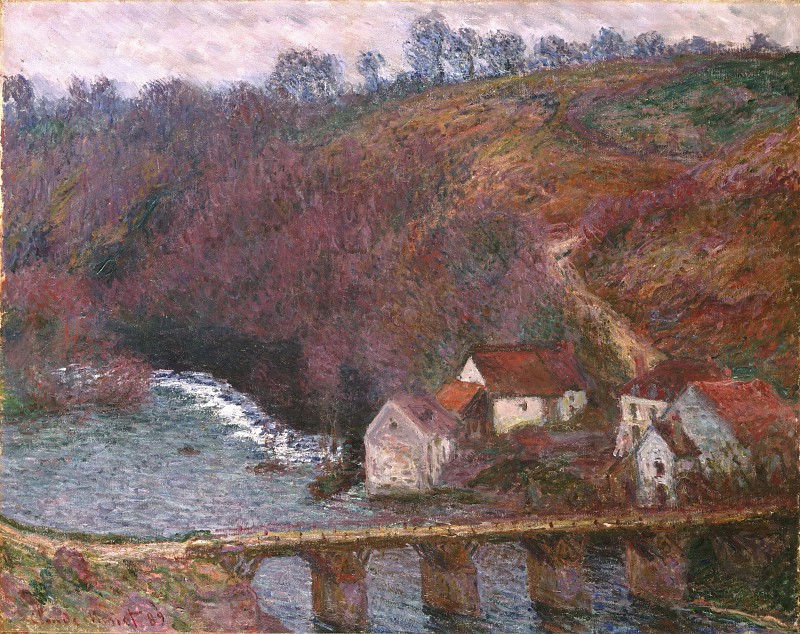 克洛德·莫奈（Claude Monet）–蓬德韦里的大坑高清油画