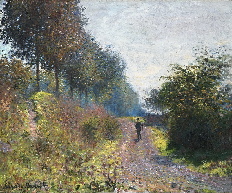 克洛德·莫奈（Claude Monet）–1873年的庇护之道高清油画