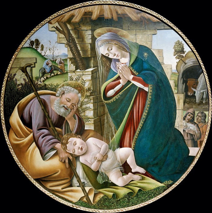 桑德罗·波提切利（ Alessandro Botticelli） –基督儿童的崇拜油画