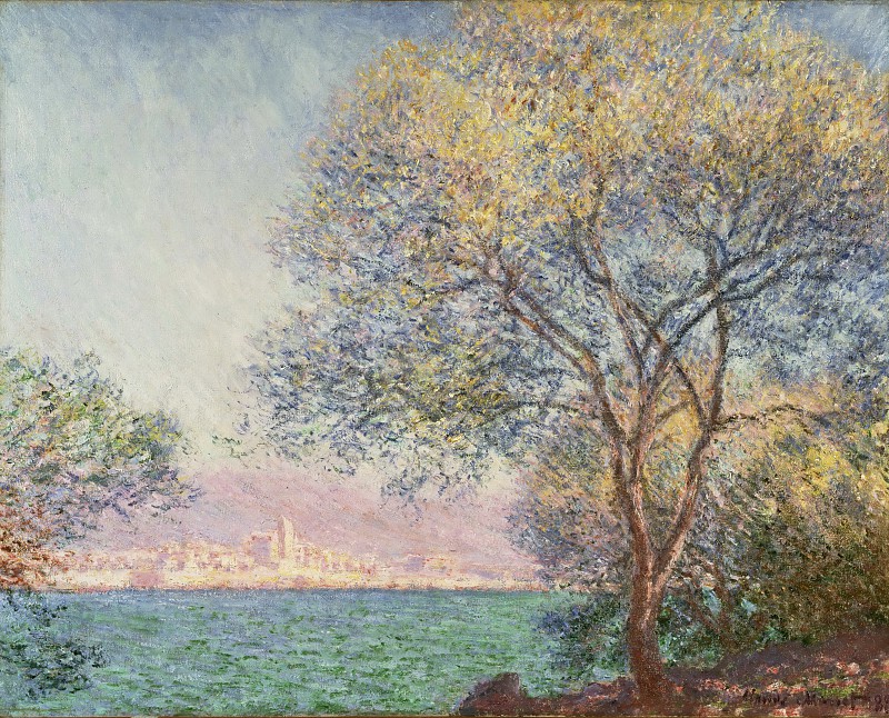 克洛德·莫奈（Claude Monet）–上午，安提布油画