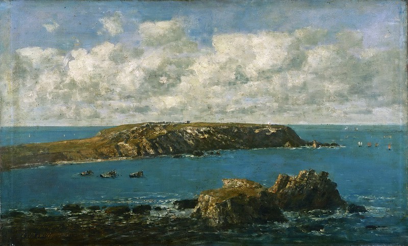 欧仁·布丁（EugèneBoudin）–卡马雷特，勒图林格油画