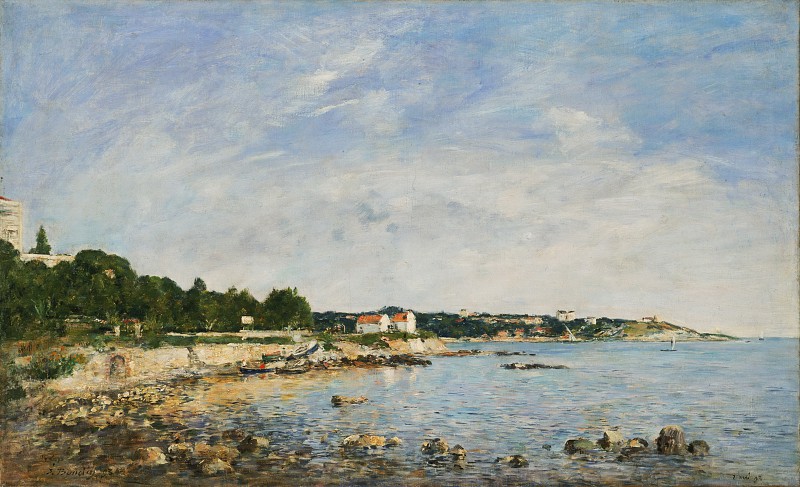 欧仁·布丁（EugèneBoudin）–1898年-安第比斯Le Cap油画