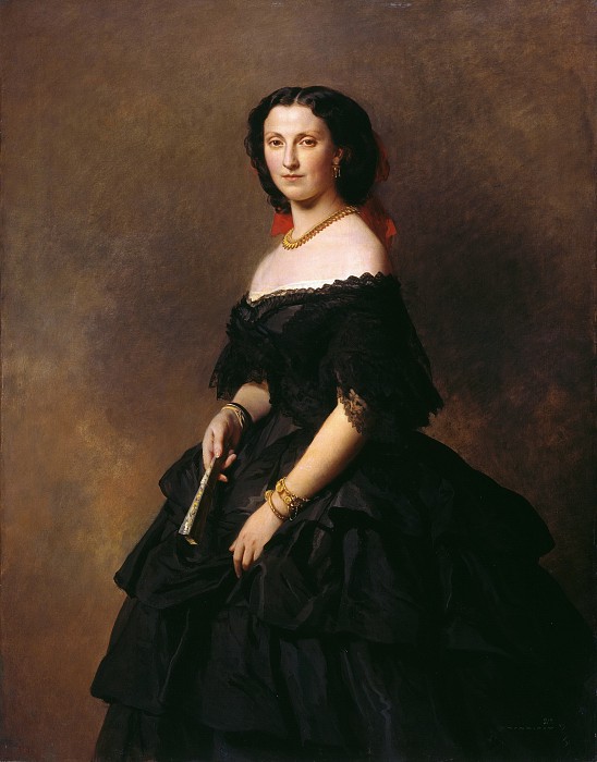 弗朗兹·萨维尔·温特豪德( Franz Xavier Winterhalter) –Bariatinskaya公主的画像油画