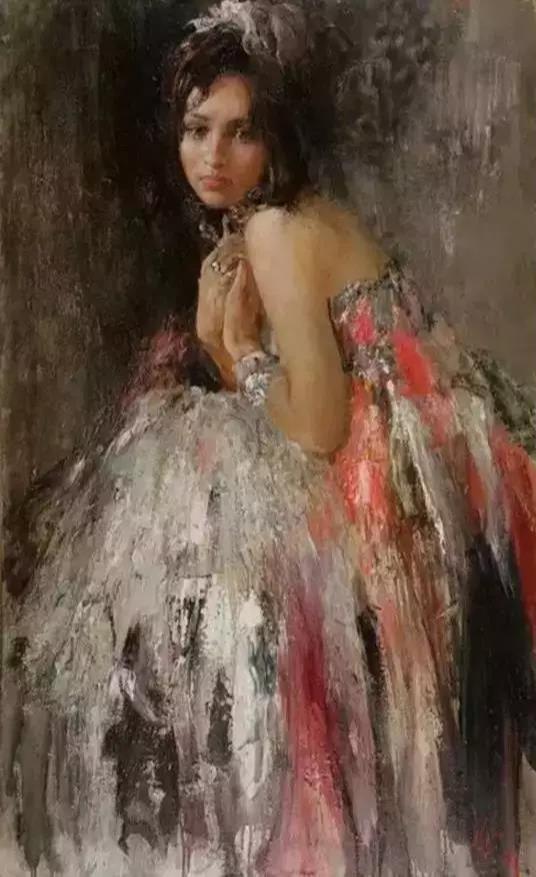 最有天赋的俄罗斯画家尼古拉·布洛欣，女性人物油画作品欣赏