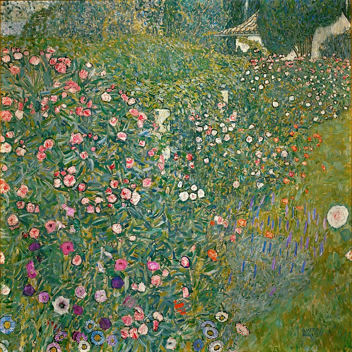 古斯塔夫·克里姆特（ Gustav Klimt） –1917年意大利园林景观油画