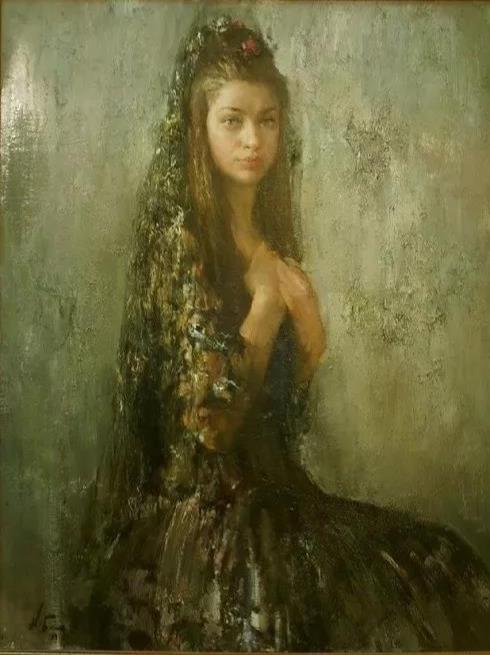 最有天赋的俄罗斯画家尼古拉·布洛欣，女性人物油画作品欣赏