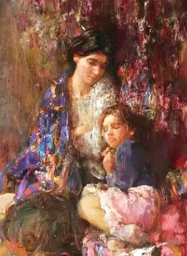 最有天赋的俄罗斯画家尼古拉·布洛欣，女性人物油画作品欣赏