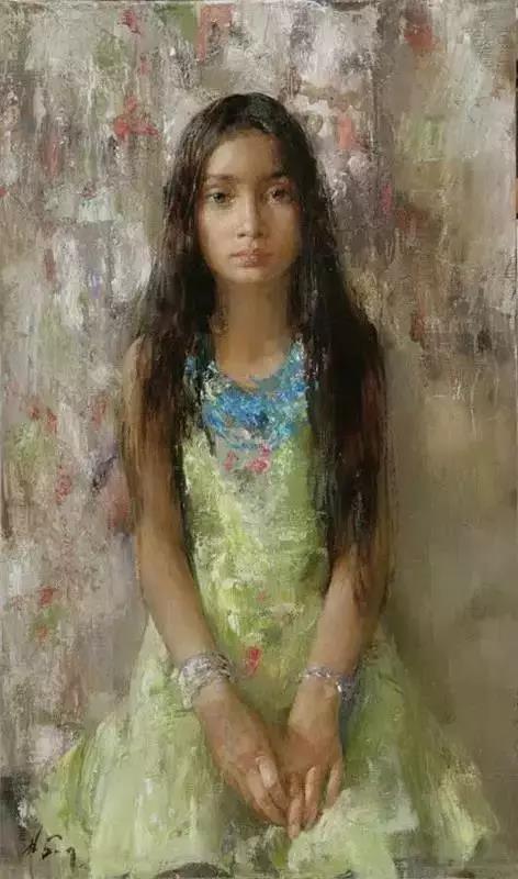 最有天赋的俄罗斯画家尼古拉·布洛欣，女性人物油画作品欣赏