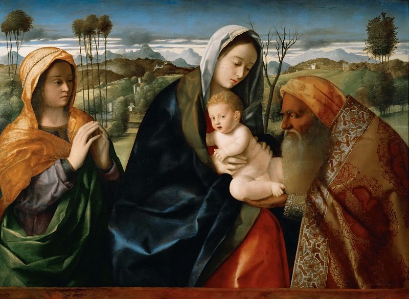 乔凡尼·贝里尼( Giovanni Bellini) –神圣对话油画