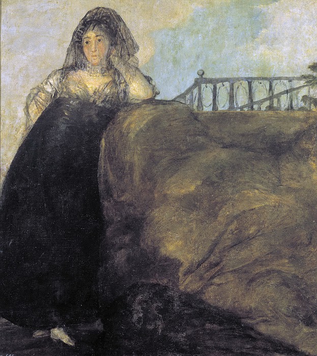 弗朗西斯科·德·戈雅 （Francisco de Goya y Lucientes）–乌纳·马诺拉油画