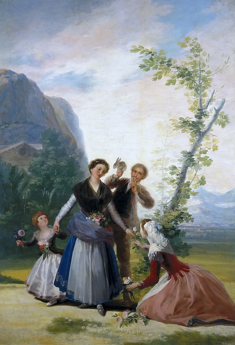 弗朗西斯科·德·戈雅 （Francisco de Goya y Lucientes）–拉斯弗洛雷斯油画