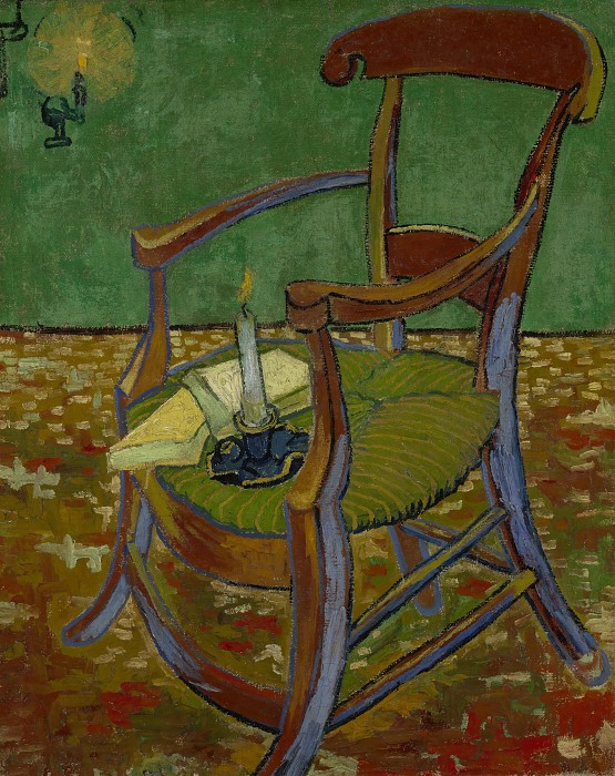 文森特·梵高（Vincent van Gogh）– Gauguins椅子油画