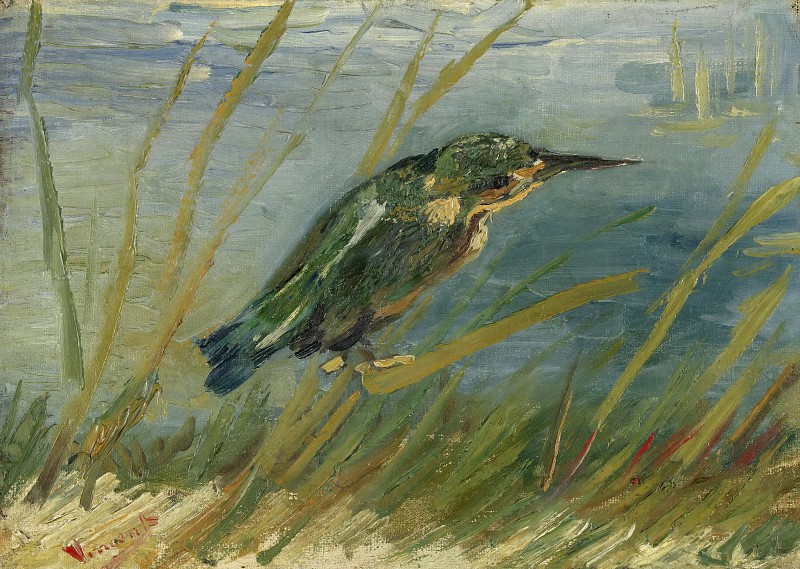 文森特·梵高（Vincent van Gogh） –翠鸟油画