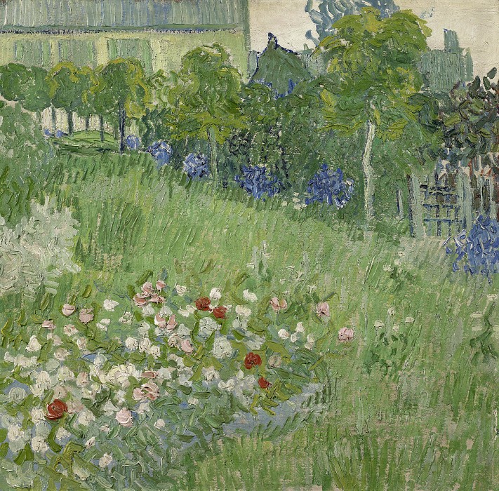 文森特·梵高（Vincent van Gogh） –道比尼花园油画