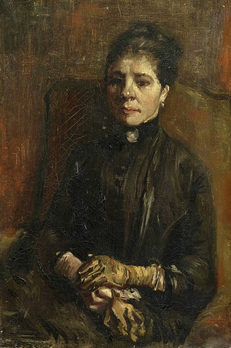 文森特·梵高（Vincent van Gogh） –女人的肖像油画