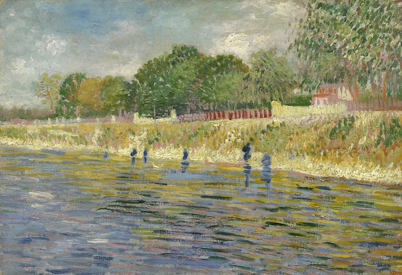 文森特·梵高（Vincent van Gogh） –塞纳河两岸，1887年油画