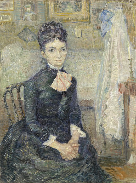 文森特·梵高（Vincent van Gogh） –坐着摇篮的女人