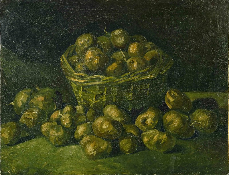 文森特·梵高（Vincent van Gogh） –土豆篮子，1885年油画