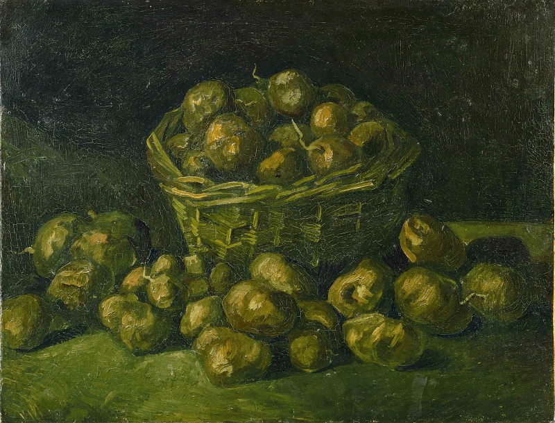 文森特·梵高(Vincent van Gogh) –土豆篮子,1885年油画