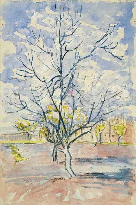 文森特·梵高（Vincent van Gogh） –开花的桃树油画
