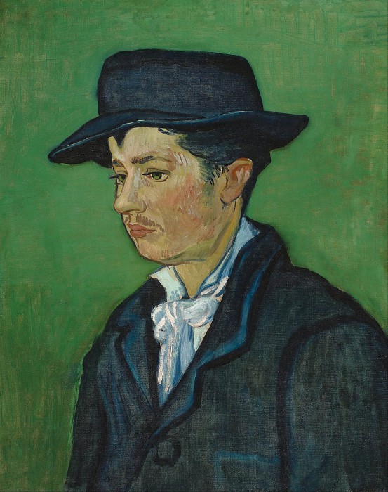 文森特·梵高 (Vincent van Gogh)-1888年,Armand Roulin肖像油画